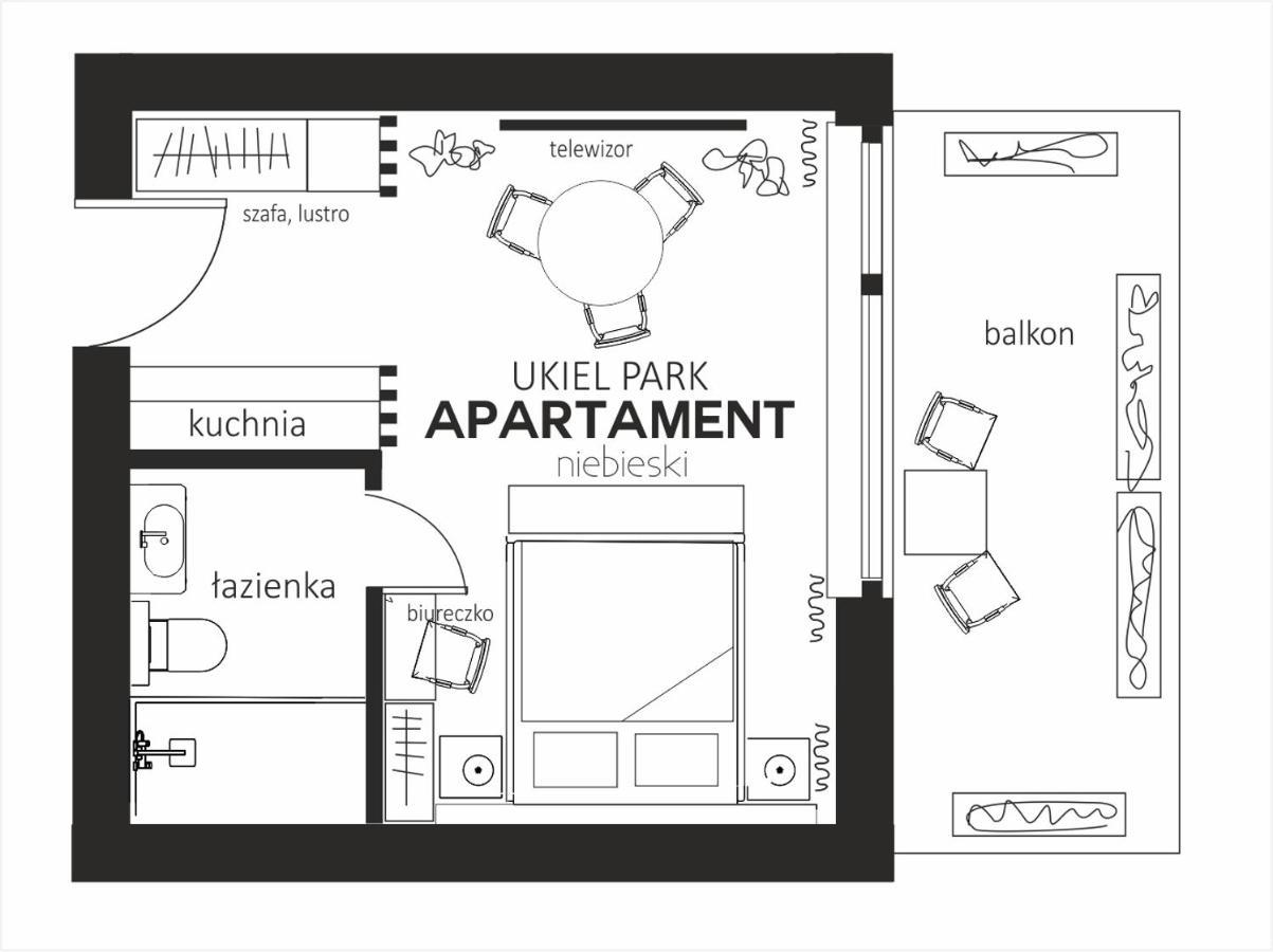 Dk Premium Ukielpark Appartement Olsztyn  Buitenkant foto