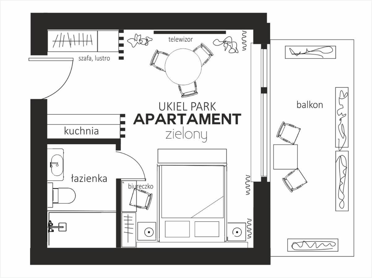 Dk Premium Ukielpark Appartement Olsztyn  Buitenkant foto