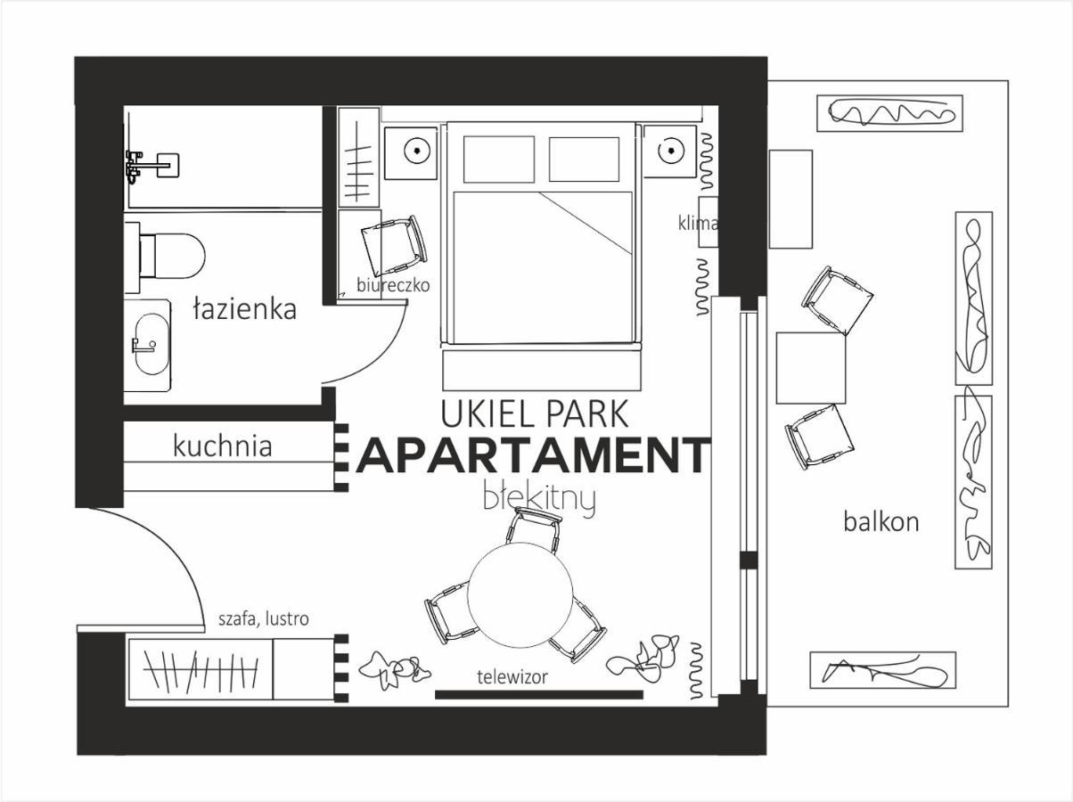 Dk Premium Ukielpark Appartement Olsztyn  Buitenkant foto